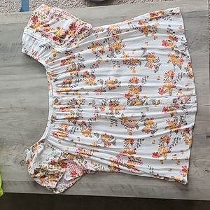 No Boundaries floral shirt